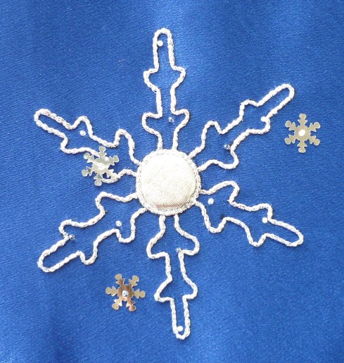 goldwork snowflake